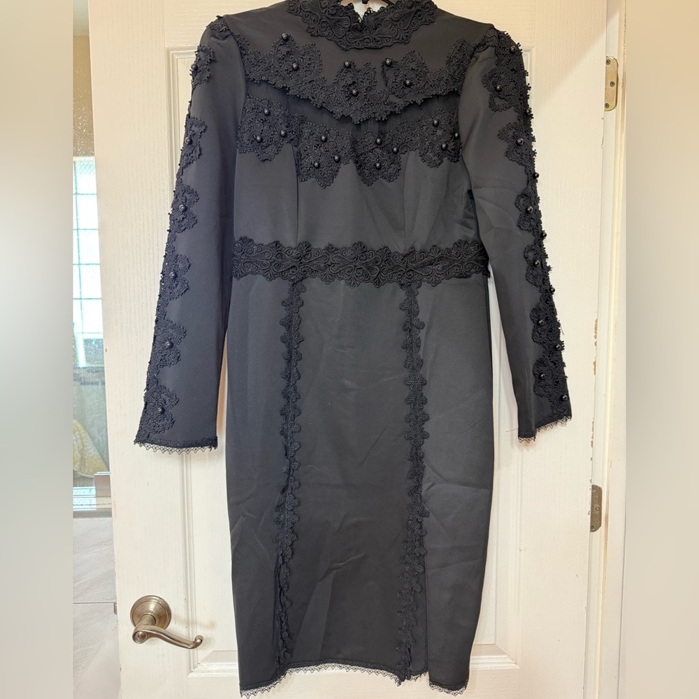 Elegant Black Lace Dress